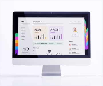 computer with designed page