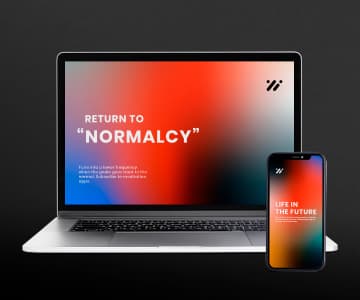 open laptop on dark background